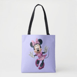 Pink Minnie   Hands Out Tote Bag