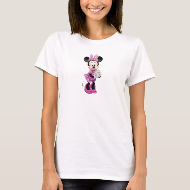 Pink Minnie | Hands Together T-Shirt (Front)