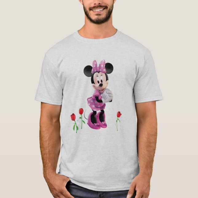 Pink Minnie | Tulips T-Shirt (Front)