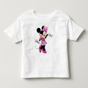Pink Minnie   Waving and Dancing Toddler T-shirt