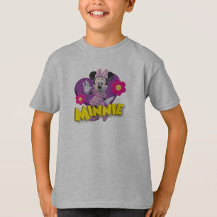 Pink Minnie Waving T-Shirt