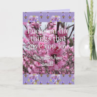 Pink Miracle of Love Flower Floral Photo art Card