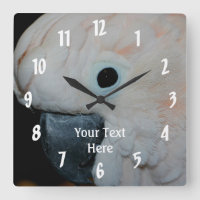 Pink Moluccan Cockatoo Parrot Personalized