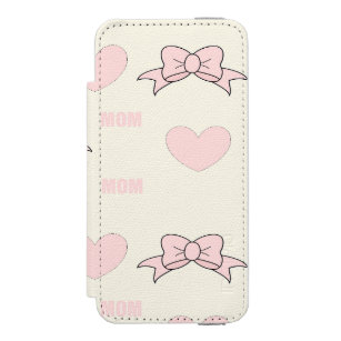 Pink mom pattern incipio watson™ iPhone 5 wallet case