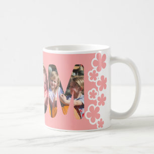 Pink Mom Personalized Photo Coffee Mug