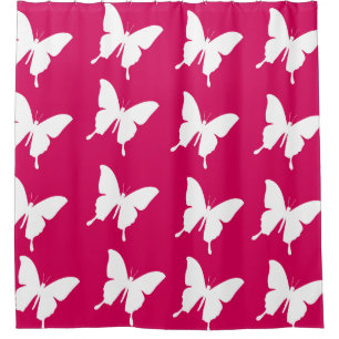 Pink monarch butterflies