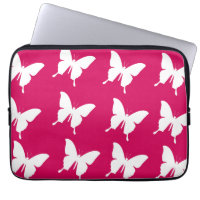 Pink monarch butterflies