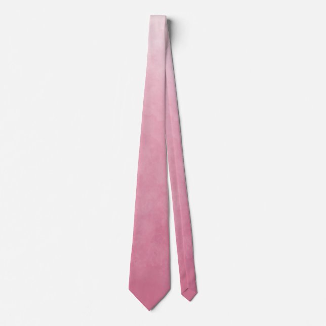 Pink Monochromatic Ombre Wedding Neck Tie (Front)