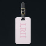 Pink Monogrammed Women’s Golf Bag Tag Keychain<br><div class="desc">Travel in style with this personalized women’s golf luggage tag featuring a sleek modern monogram. Whether you’re packing for a golf getaway, a tournament, or just everyday travel, this tag makes your golf bag easy to spot while adding a personal touch. Durable construction ensures it can handle the bumps of...</div>