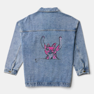 Pink monster Denim Jacket