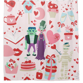 pink monster valentines bride frankenstein mummy