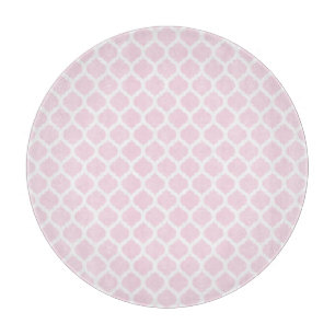 Pink Moroccan Cutting Board