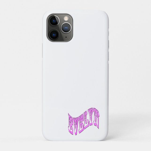 Pink Mosaic Evelyn Name,  Case-Mate iPhone Case (Back)