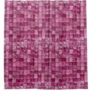 Pink mosaic pattern