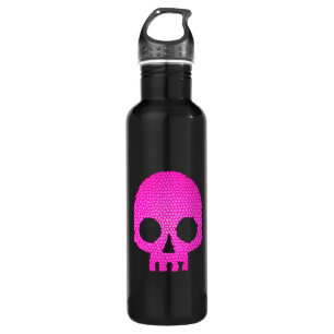 Pink Mosaic Skull 710 Ml Water Bottle