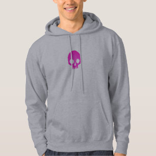 Pink Mosaic Skull Hoodie
