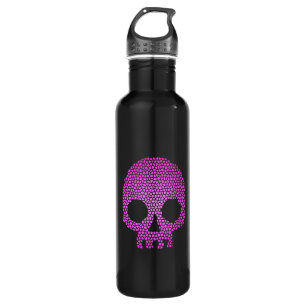 Pink Mosaic Skull II 710 Ml Water Bottle