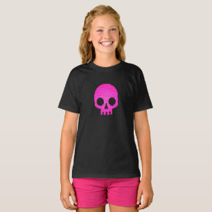 Pink Mosaic Skull T-Shirt