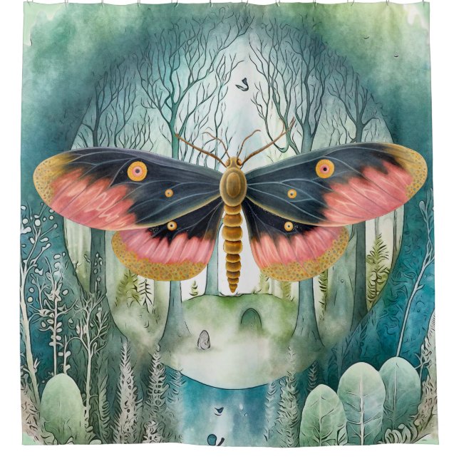 Pink Moth Forest Night (Front)