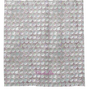 Pink Mother Of Pearl Sequins Bathroom