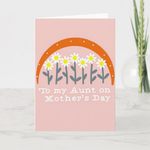 Pink Mothers Day Greeting Card