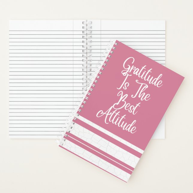 Pink Motivational Spiral Notebook (Inside)