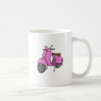 Pink Motor Scooter Coffee Mug