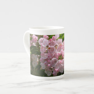 Pink Mountain Laurel Bone China Mug