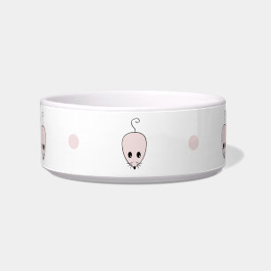 Pink Mouse Cat Bowl