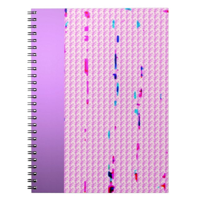 Pink Multi Colour Sprinkles Notebook (Front)