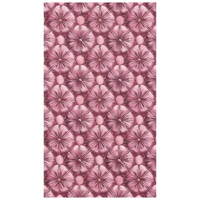 Pink Multicolored Vibrant Pattern Tablecloth (Front)