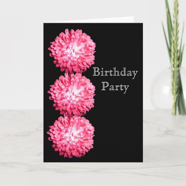pink mum card (Front)