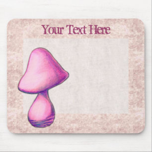 Pink Mushroom Mousepad