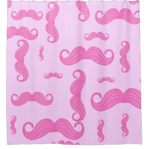 Pink Mustashe Pattern