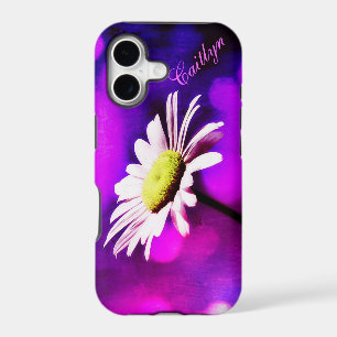 Pink N Amethyst Daisy iPhone 7+ case *Personalize