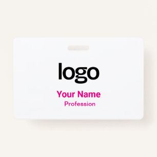 Pink Name Tags Badges