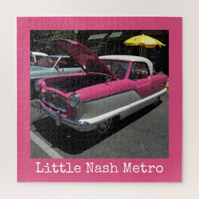 Pink Nash Metropolitan Square Puzzle (Vertical)