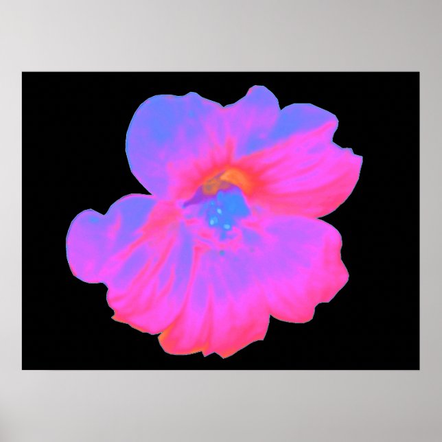 Pink Nasturtium Print (Front)