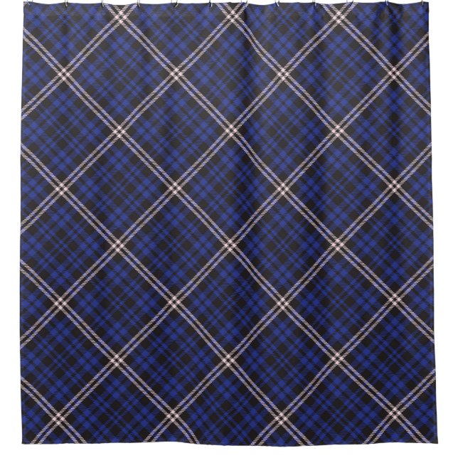 Pink Navy Diagonal Plaid Tartan textured Seamless  (Front)