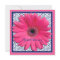 Pink Navy Gerbera Daisy Bridal Shower Invitation