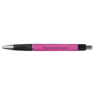 Pink Navy Stripes Pen