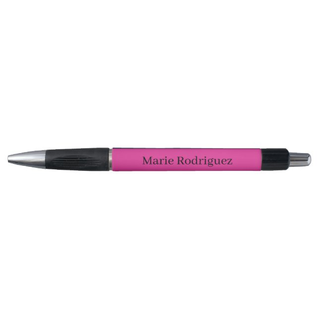 Pink Navy Stripes Pen (Front)