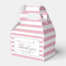 Pink New to the Club Preppy Classic Baby Shower Fa
