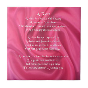 Pink - Niece Poem Tile