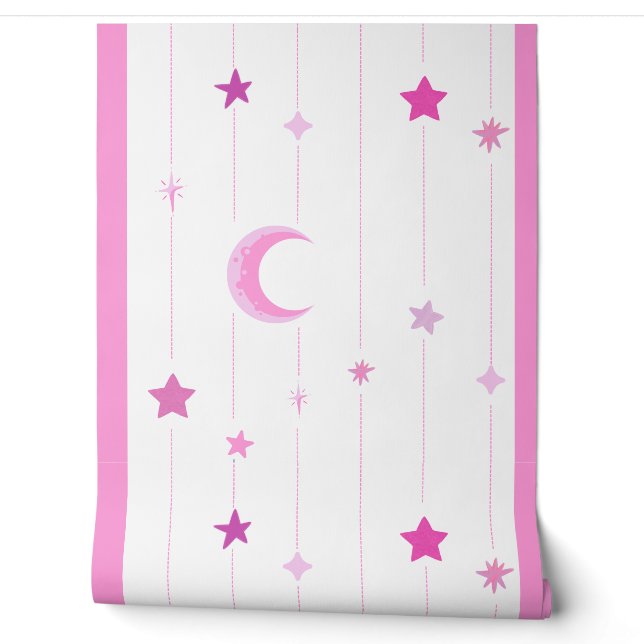 Pink Night Sky Wallpaper (Unrolling)