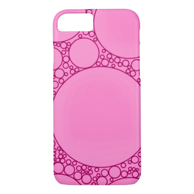 Pink Noise Abstract Case-Mate iPhone Case (Back)