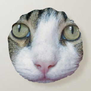 Pink Nose Cat Pillow