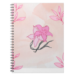 pink notebook