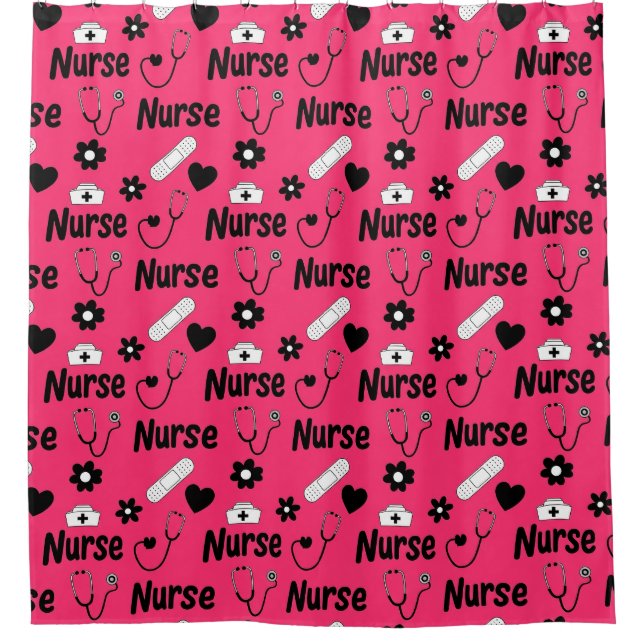 Pink Nurse Life Seamless Pattern (2) (Front)