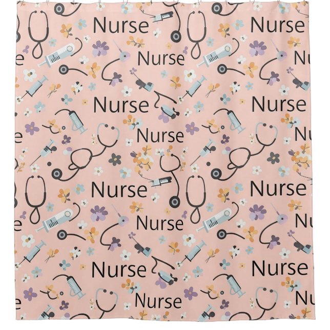 Pink Nurse Life Seamless Pattern (3) (Front)